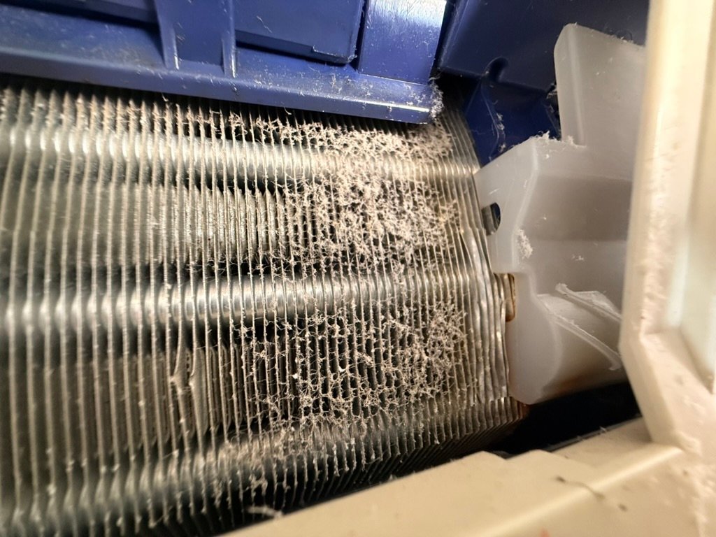Climatisation encrassée