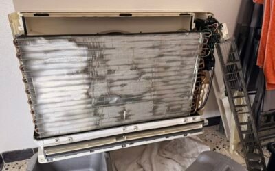 Nettoyage de climatisation à Générac : une console murale jamais nettoyée depuis des années
