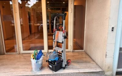 Nettoyage de climatisation à Nîmes Jean-Jaurès : des taches de moisissures sur la turbine